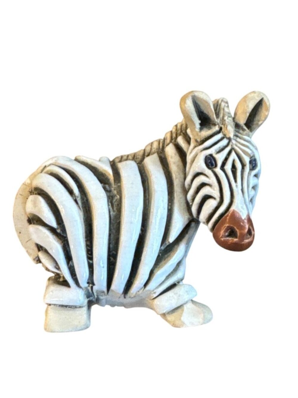 Vintage Artesania Rinconada Uruguay Zebra Figure Figurine